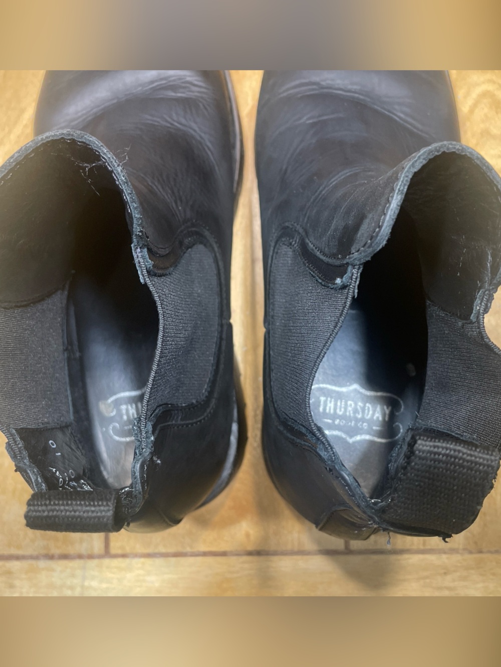 Thursday Boot Co Black Matte Chelsea Legend Boots Size 8.5 Excellent Condition! - Picture 13 of 16